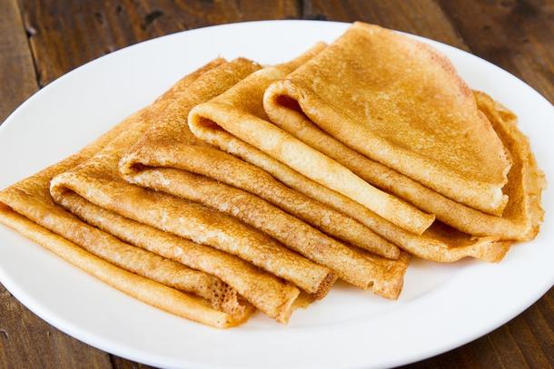 Блины с маслом Блины с маслом