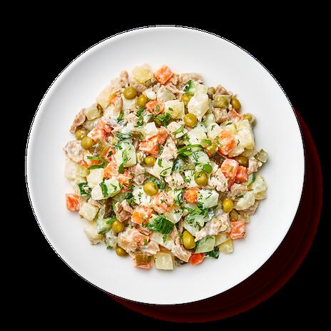 Оливье с курицей Оливье с курицей