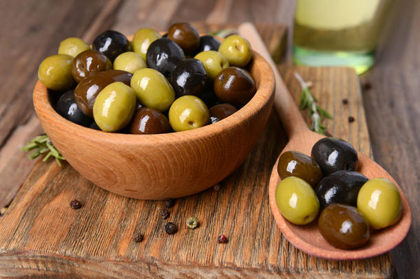 Маслины и оливки микс