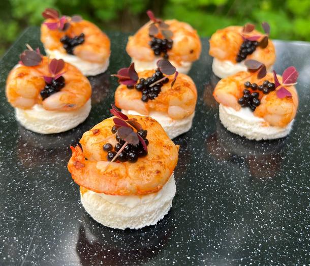 Канапе из креветки Канапе из креветки