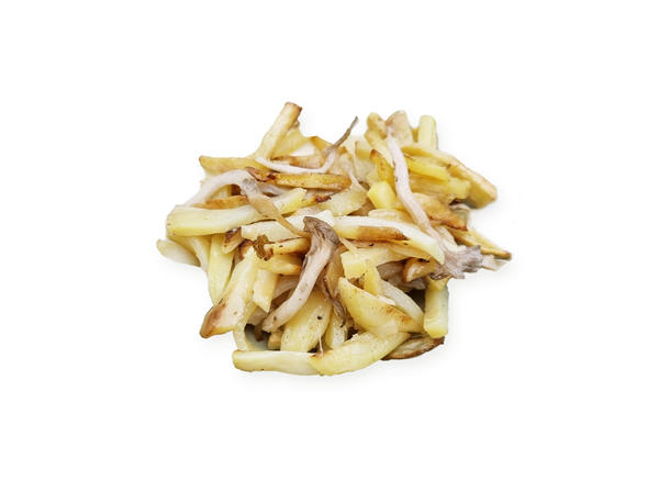 Жареный картофель с грибами и луком