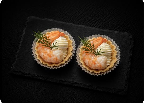 🍤Тарталетка со сливочным сыром, зеленью и креветкой (2 шт.) 🍤Тарталетка со сливочным сыром, зеленью и креветкой (2 шт.)