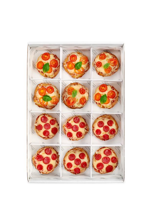 Мини-пицца Маргарита и Пеперони Мини-пицца Маргарита и Пеперони