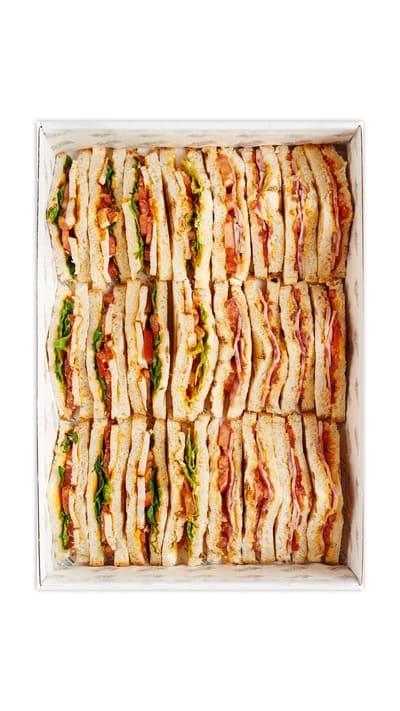 Мини-сэндвичи ветчина и курица