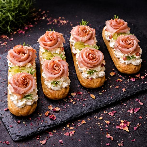 Эклеры "Копченая говядина"