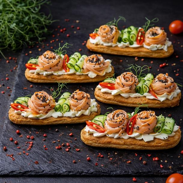 Эклеры "Копченая курочка"