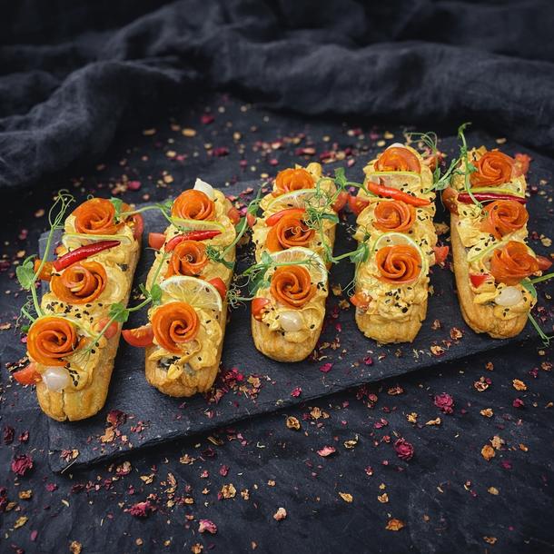 Эклеры "Том Ям Баклажан"