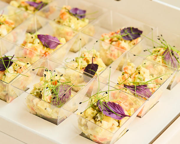 Бокс №5 Салат "Оливье" с говяжьей вырезкой