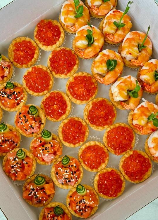 Бокс тарталеток "Трио" (36 шт) Бокс тарталеток "Трио" (36 шт)