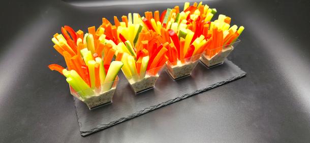 Овощные палочки в шотах