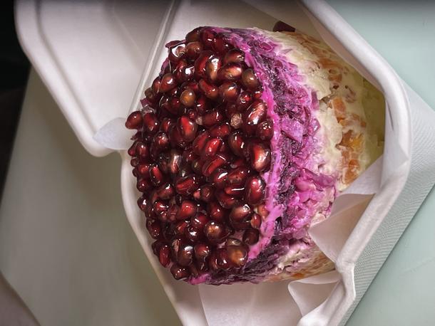 Бенто салат «гранатовый браслет» Бенто салат «гранатовый браслет»