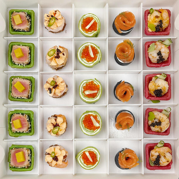 Фуршетный бокс № 4 Премиум морепродукты