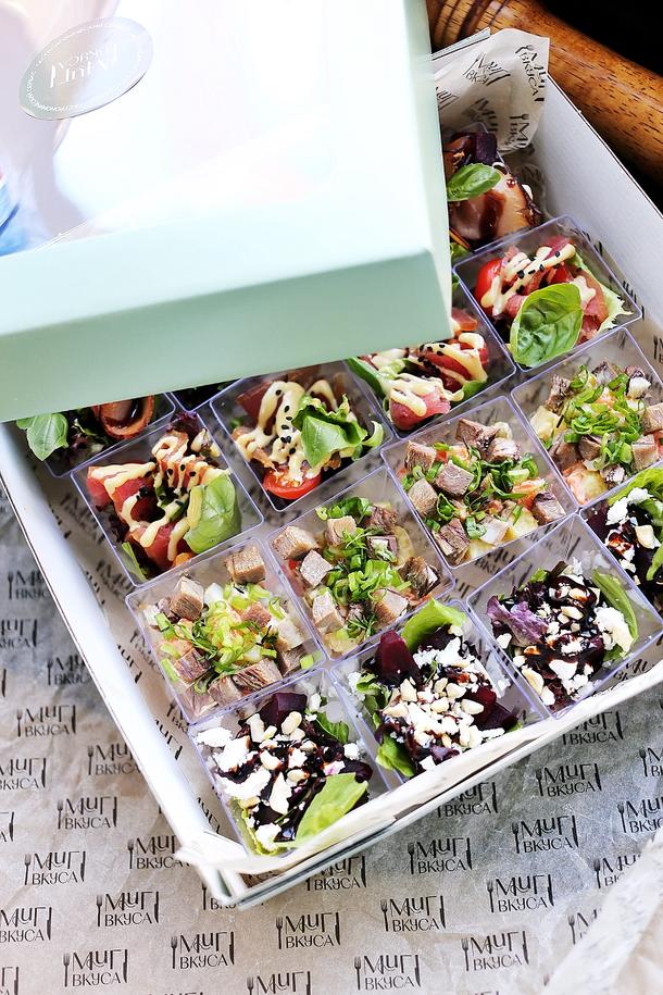 Сет мини-салатов "Изобилие" (16шт)