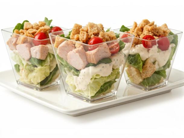 Салат цезарь с курицей Салат цезарь с курицей