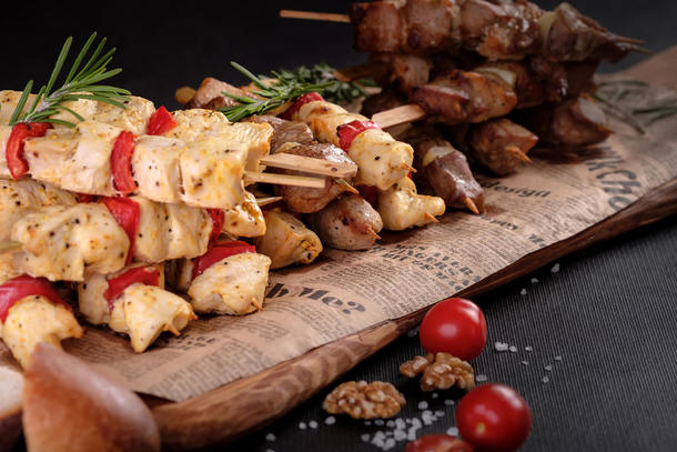Шашлык из куриной грудки Шашлык из куриной грудки
