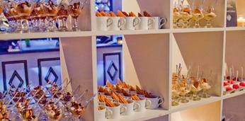 Сытный фуршет с горячими закусками с обслуживанием на 28-32 персон