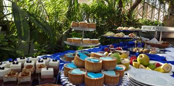 Фуршет с горячими закусками и обслуживанием премиум на 30 персон