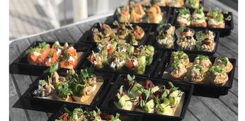 Легкое фуршетное меню на 30-40 персон